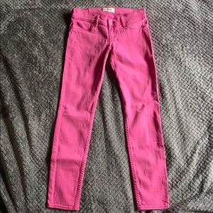 Pink Abercrombie jeans